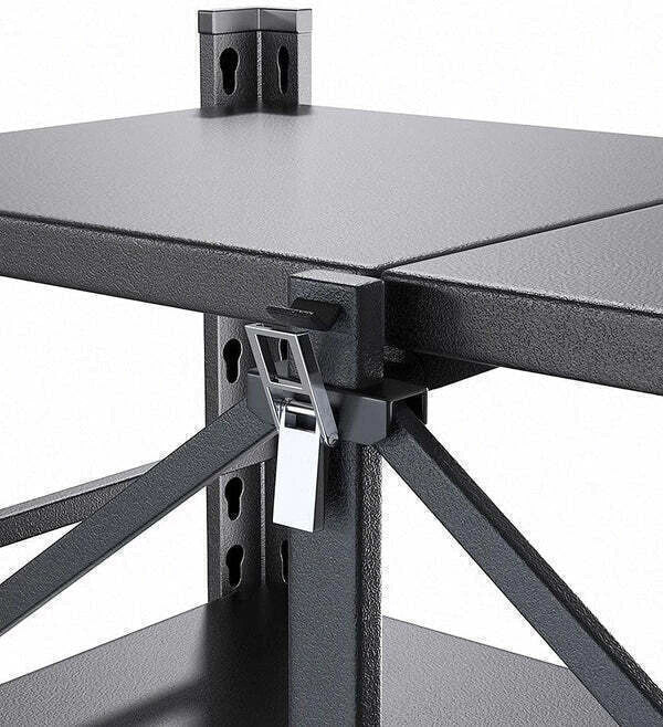 Organizador de Parede em Aço Inoxidável – Shelf Master Premium