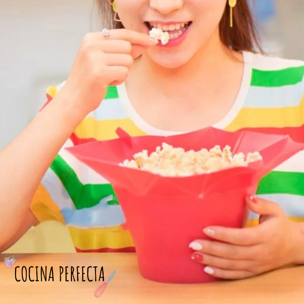 Pipoqueira para Micro-ondas em Silicone – Popcorn Popper