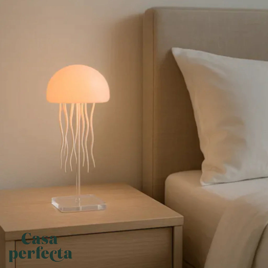 Luminária Decorativa com Efeito de Águas-Vivas – Jelly Lamp