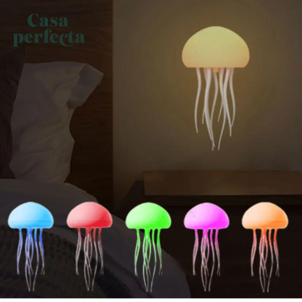 Luminária Decorativa com Efeito de Águas-Vivas – Jelly Lamp