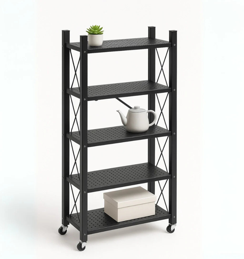 Organizador de Parede em Aço Inoxidável – Shelf Master Premium