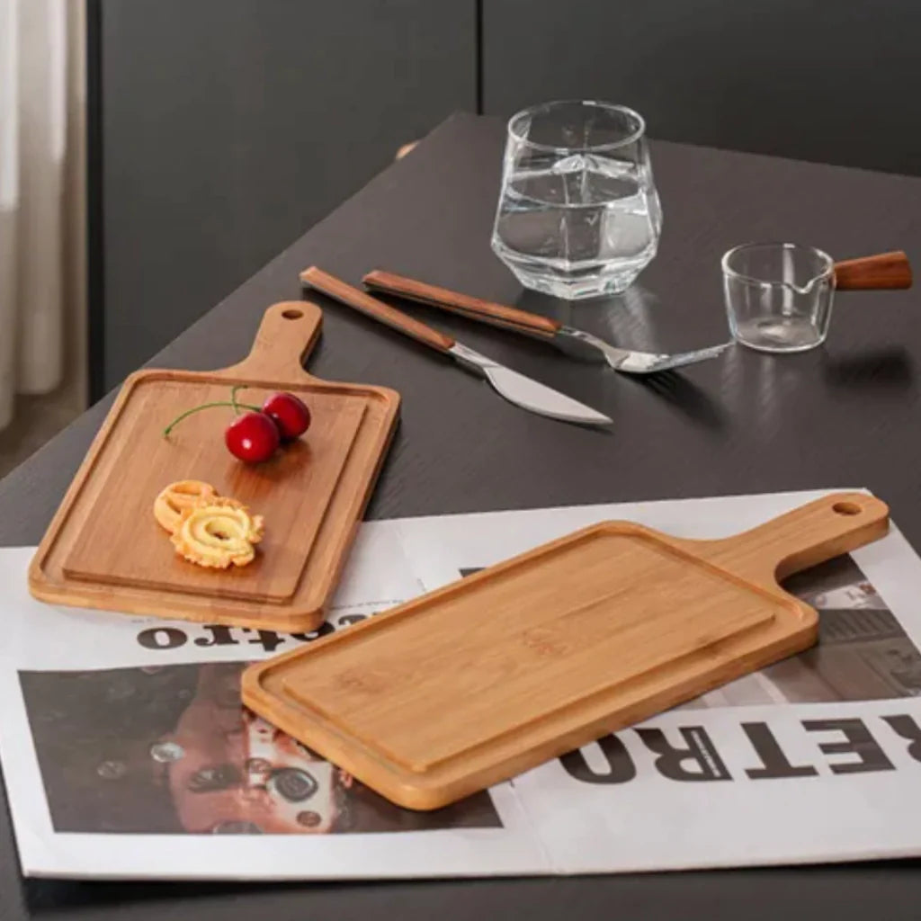 Tábua de Corte Retangular em Bambu