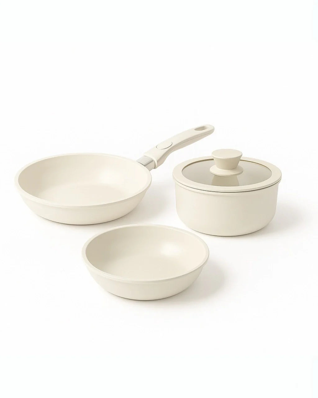 Conjunto de Panelas e Frigideiras Antiaderentes – Easy Grip